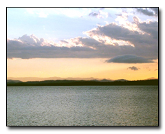 lake awoonga sunset